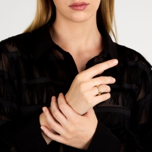 Pierścionek Karl Lagerfeld CRYSTALS KLAYC62016