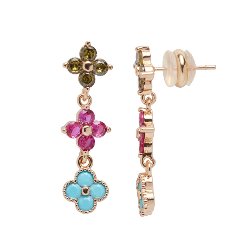 Kolczyki Damskie U.S. Polo Assn. FLEUR JW5332EA