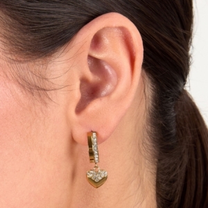 Kolczyki Karl Lagerfeld PAVE AMOUR KLBJW07