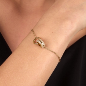 Bransoletka Karl Lagerfeld BOND PAVE KLBJY07