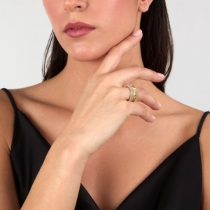 Pierścionek Karl Lagerfeld BOND PAVE KLBJY10018